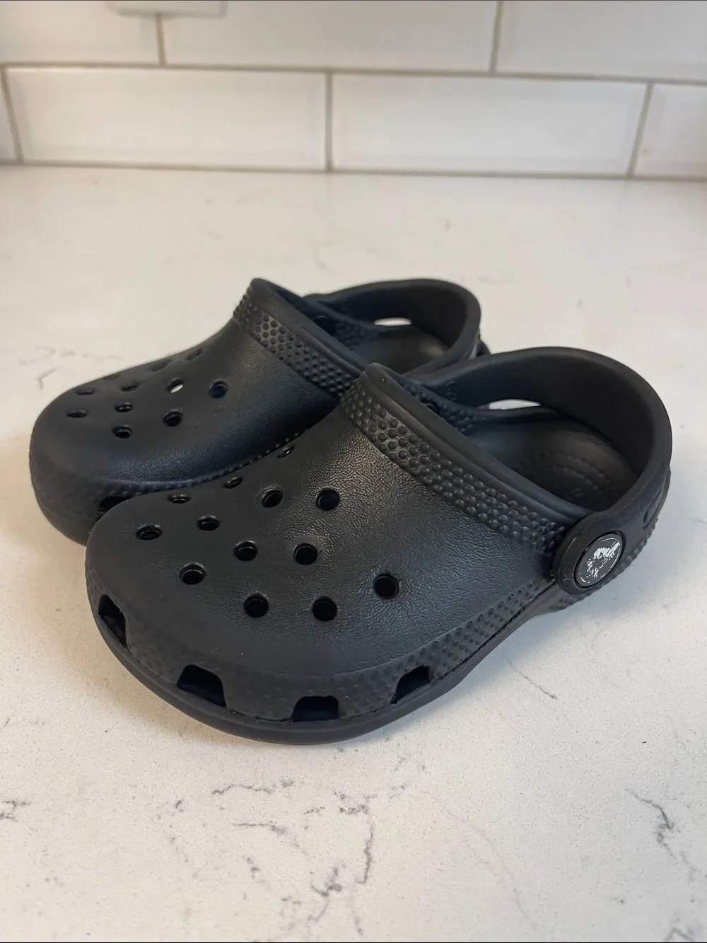 Crocs Kids' Classic Clog Black Size 8 Toddler